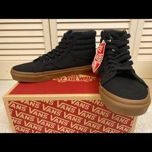 Vans Sk8 Hi Reissue (Canvas Black Gum) NWT 6.5